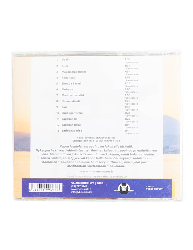 Mimmo Cicala & John Toso - Meditaatio - CD - CD-levyt - 10105558039 - 1