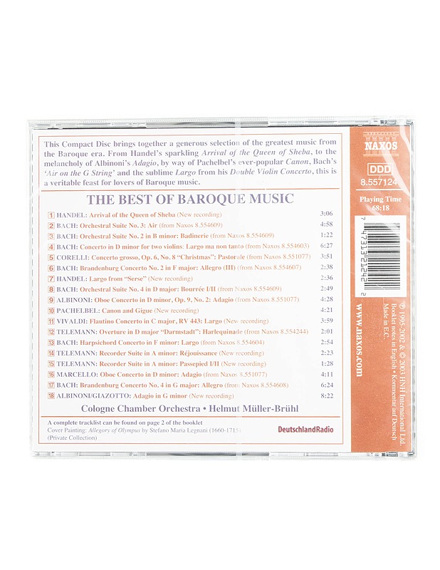 Helmut Müller-Brühl - The best of baroque music - CD - CD-levyt - 10105558102 - 1