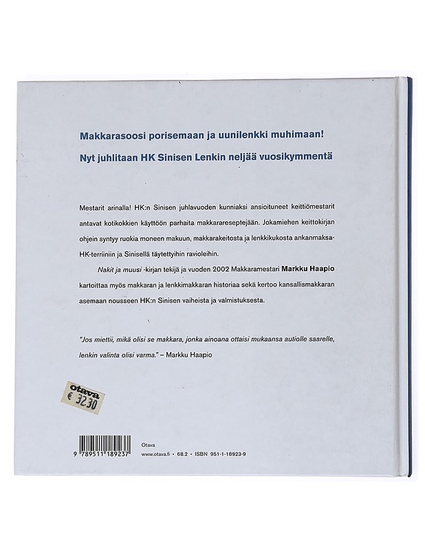 Sininen lenkki ja kymmenen mestaria - Haapio, Markku - Ruokakirjat - 10105558110 - 1