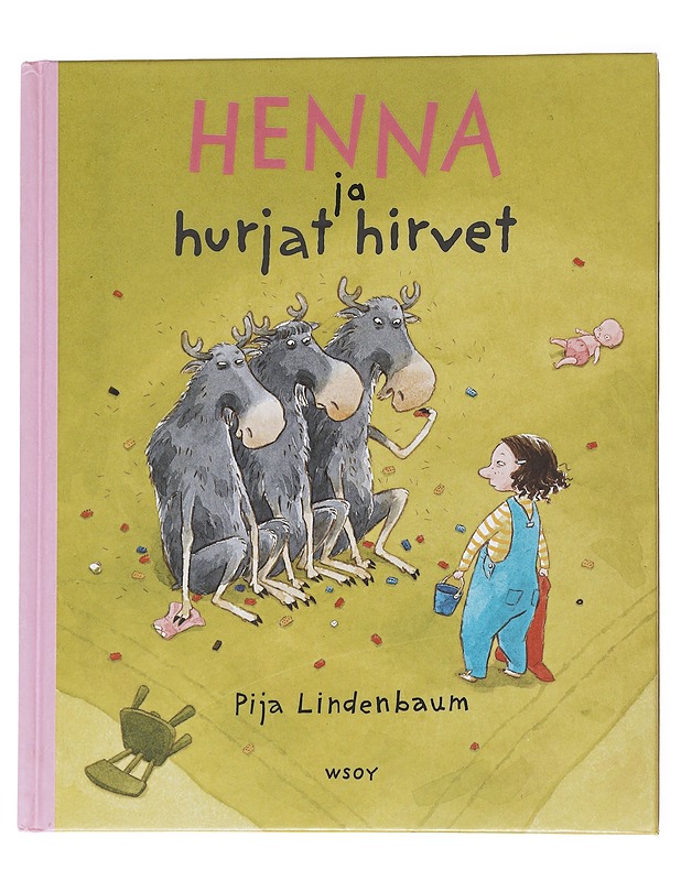 Henna ja hurjat hirvet - Lindenbaum, Pija - Lastenkirjat - 10105558147 - 0