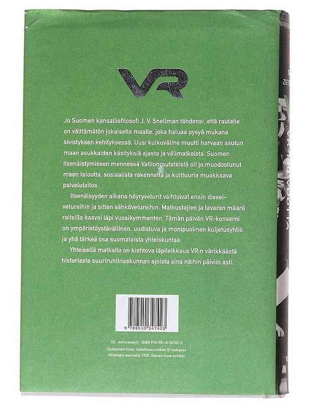 Yhteisellä matkalla : VR 150 vuotta - Seppo Zetterberg - Historiakirjat - 10105558167 - 1