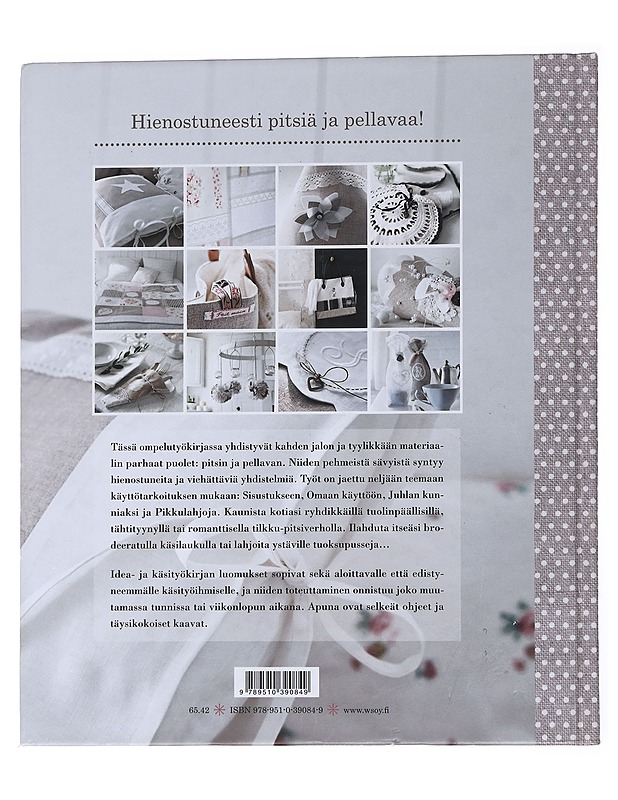 Ompele pitsejä ja pellavaa / 24 upeaa ompelutyötä - Sabatier, Chantal - Harrastekirjat - 10105558171 - 1