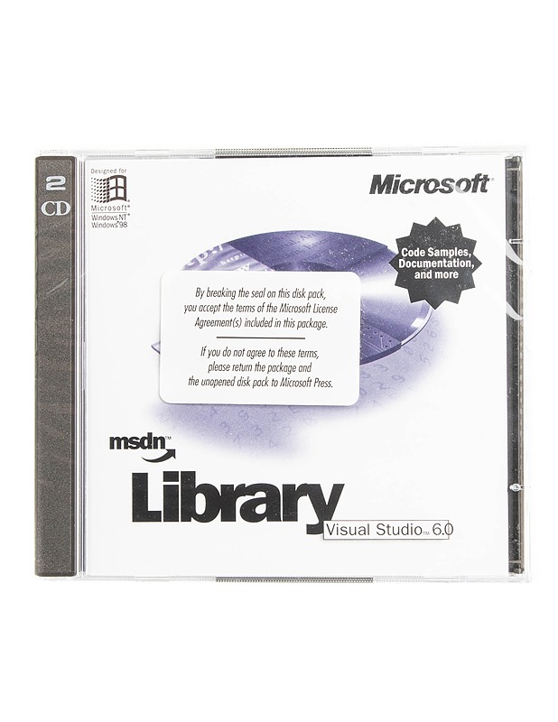 Msdn Library: Visual Studio 6.0 - CD-ROM - CD-levyt - 10105558181 - 0