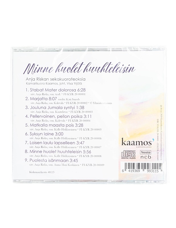 Kaamos - Minne huolet huuhtelisin - CD - CD-levyt - 10105558196 - 1