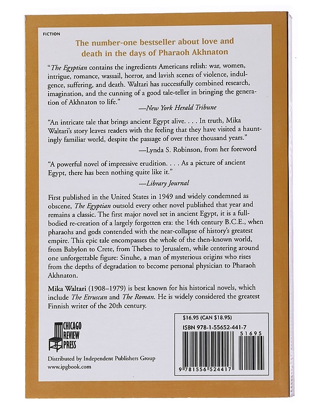 The egyptian / a novel - Waltari, Mika - Romaanit ja novellit - 10105558207 - 1