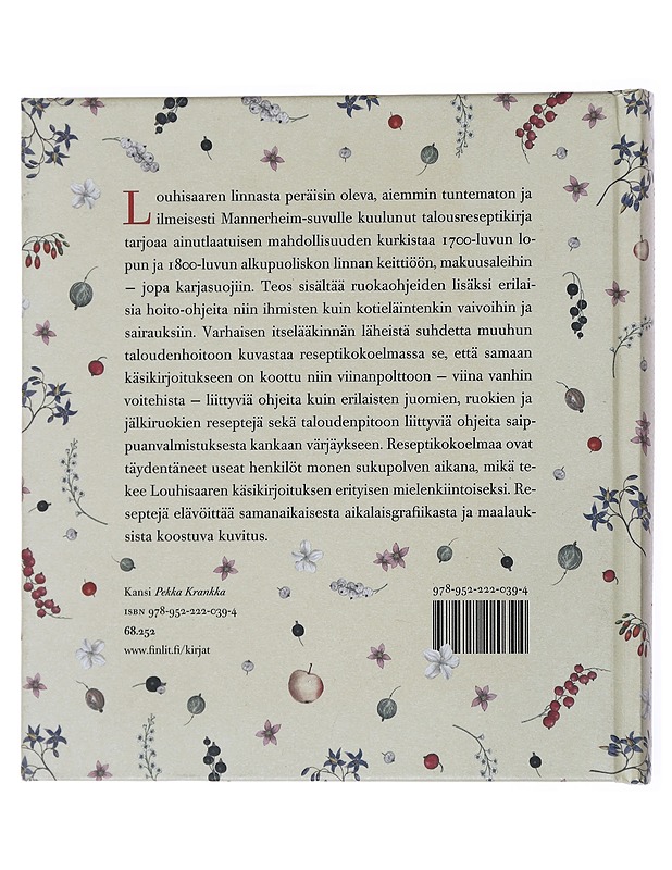Louhisaaren linnan talousreseptit : (n. 1770-1850) - Kuurne, Jouni - Historiakirjat - 10105558227 - 1