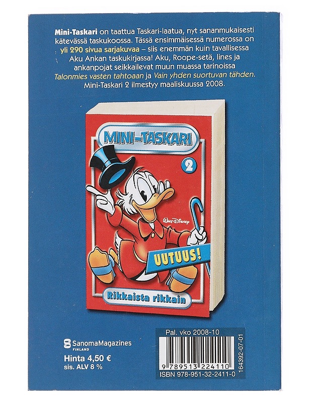 Aku on ykkönen - Disney, Walt - Sarjakuvat - 10105558243 - 1