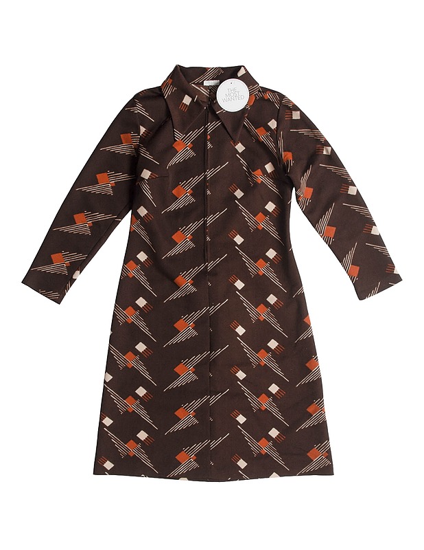 Pitkähihainen ruskea mekko, 40 - Mekot ja hameet - 10105558266 - 0