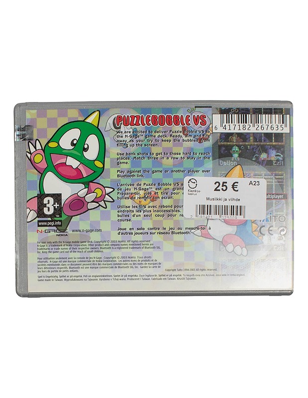 NGAGE Puzzle Bobble VS - Taito - Konsolit ja konsolipelit - 10105558270 - 1