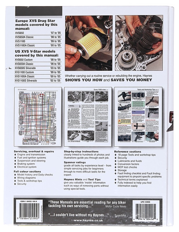 Yamaha XVS V-twins / Service and Repair Manual - Mather, Phil - Tietokirjat ja oppaat - 10105558332 - 1