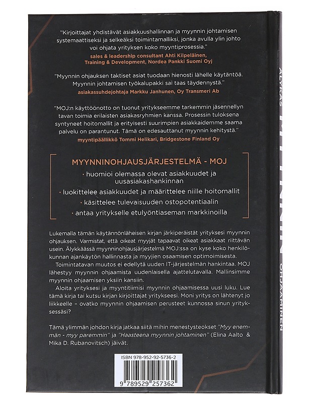 Älykäs myynnin ohjaaminen - Rubanovitsch, Mika D. - Tietokirjat ja oppaat - 10105558343 - 1