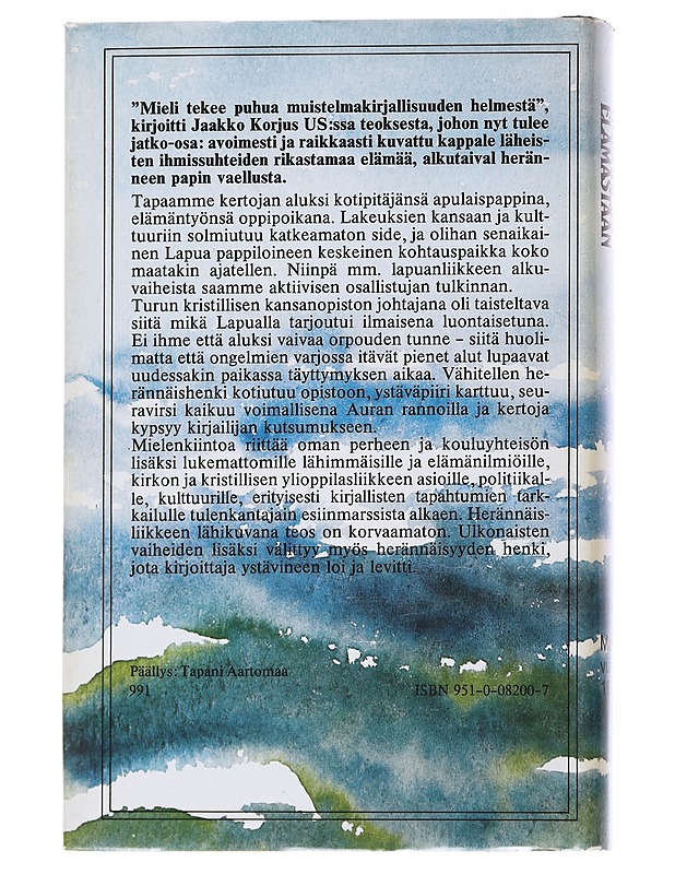 Pohjanmaan lakeuksilla ja Auran rannoilla - Olavi Kares - Elämäkerrat ja muistelmat - 10105558350 - 1