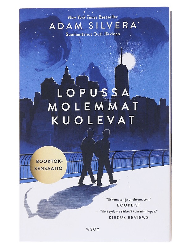 Lopussa molemmat kuolevat - Adam Silvera, - Romaanit ja novellit - 10105558394 - 0