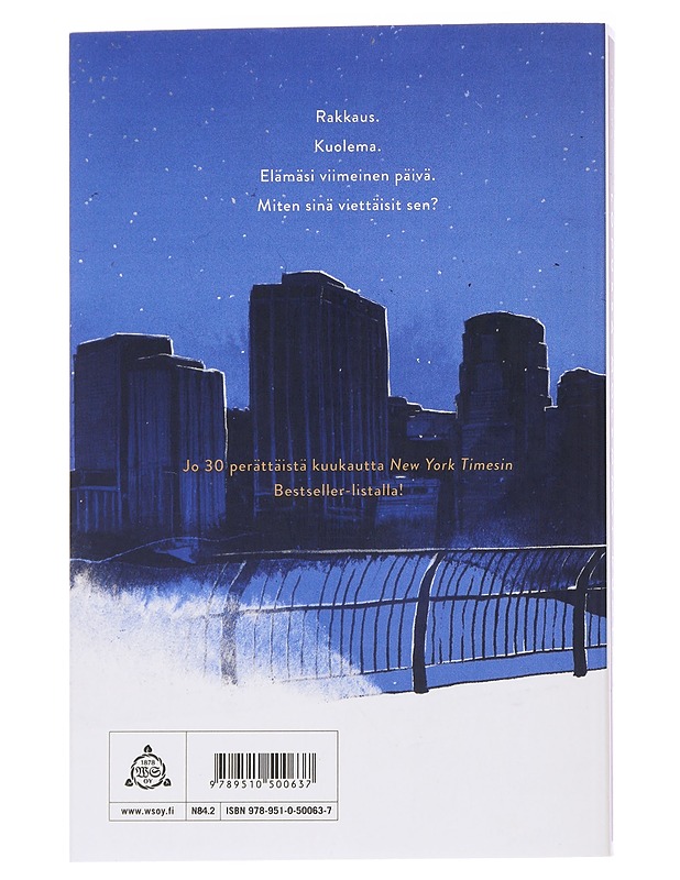 Lopussa molemmat kuolevat - Adam Silvera, - Romaanit ja novellit - 10105558394 - 1
