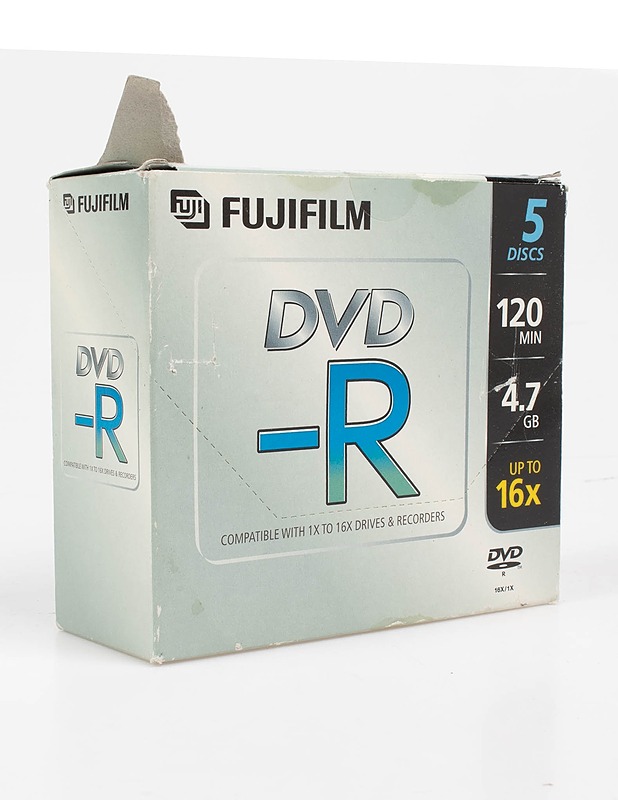 Tyhjä Fujifilm DVD-R pakkaus, 5 kappaletta - CD-levyt - 10105558401 - 1