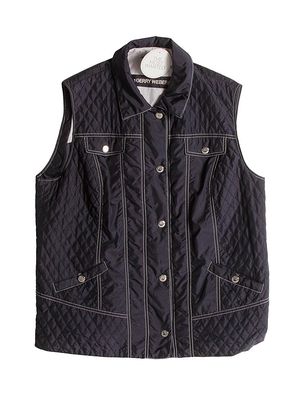 GERRY WEBER tummansininen liivi, 52 - Miesten takit - 10105558415 - 0