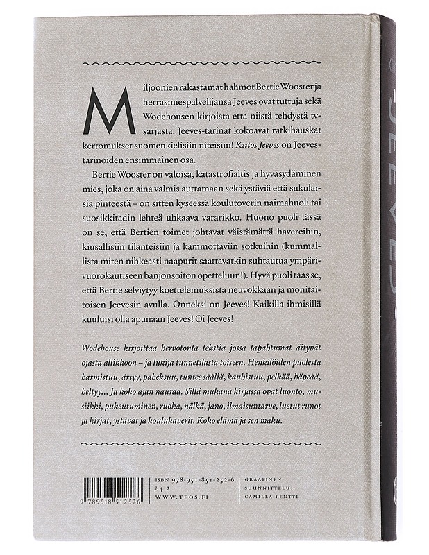 Kiitos, Jeeves - Wodehouse, P. G. - Romaanit ja novellit - 10105558419 - 1