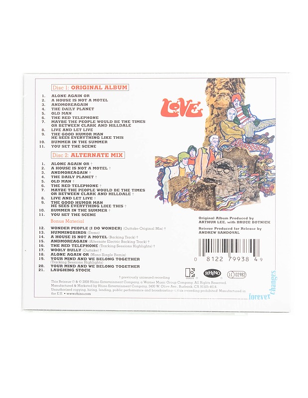 Love - Forever changes - CD - CD-levyt - 10105558429 - 1