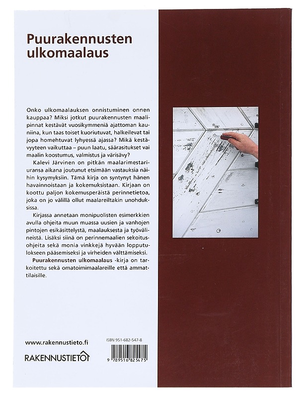 Puurakennusten ulkomaalaus - Järvinen, Kalevi - Tietokirjat ja oppaat - 10105558444 - 1