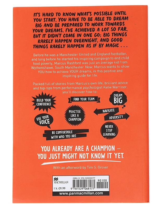 You are a champion : how to be the best you can be - Rashford, Marcus - Hyvinvointikirjat - 10105558478 - 1