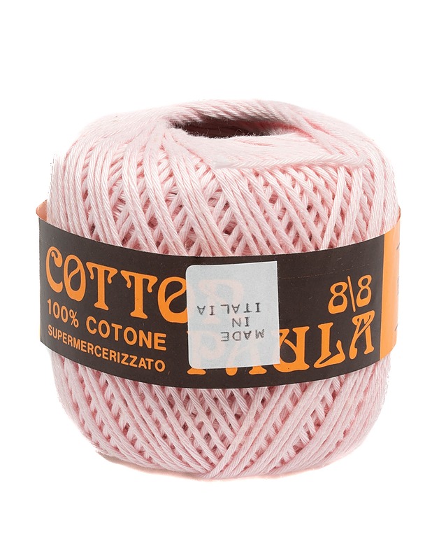 COTTON PAULA vaaleanpunainen puuvillalanka, 50g - Käsityö - 10105558554 - 0
