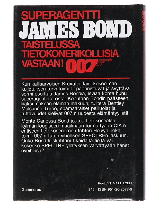 James Bond ja salainen koodi - Gardner, John - Romaanit ja novellit - 10105558576 - 1