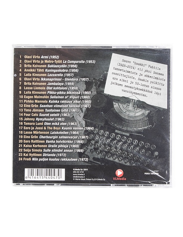 Sauvo Puhtila - Mestarin kynästä - CD - CD-levyt - 10105558599 - 1