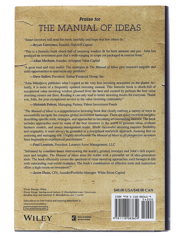 The Manual Of Ideas - John Mihaljevic - Romaanit ja novellit - 10105558601 - 1