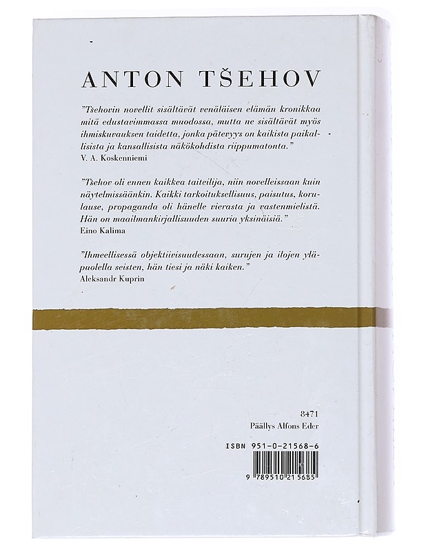 Valitut novellit. I-II - Anton Tsehov - Romaanit ja novellit - 10105558663 - 1