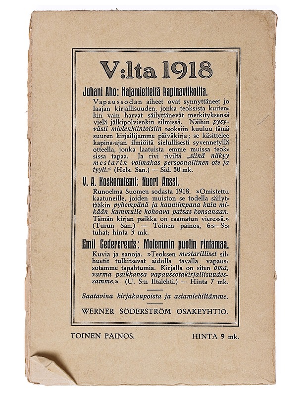 Vihollisen leirissä punaisen kapinan aikana - K.N. Rantakari - Elämäkerrat ja muistelmat - 10105558671 - 1