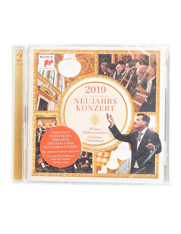 Wiener Philharmoniker & Christian Thielemann - Neujahrskonzert 2019 = New Year's Concert 2019 - CD - CD-levyt - 10105558683 - 0