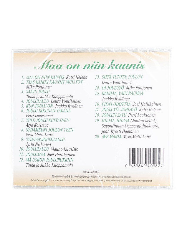 Maa on niin kaunis - CD - CD-levyt - 10105558690 - 1