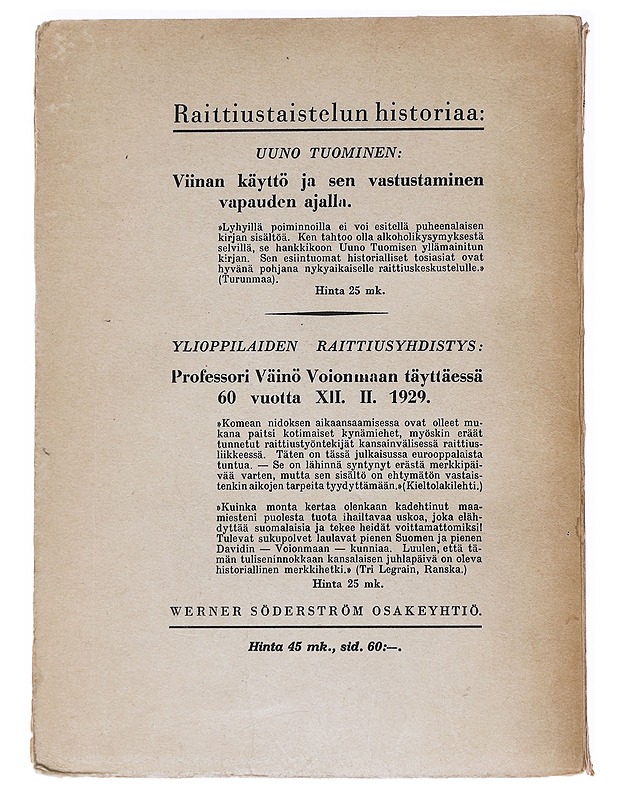 Märkä ja kuiva Amerikka - Vihtori Karpio - Historiakirjat - 10105558691 - 1