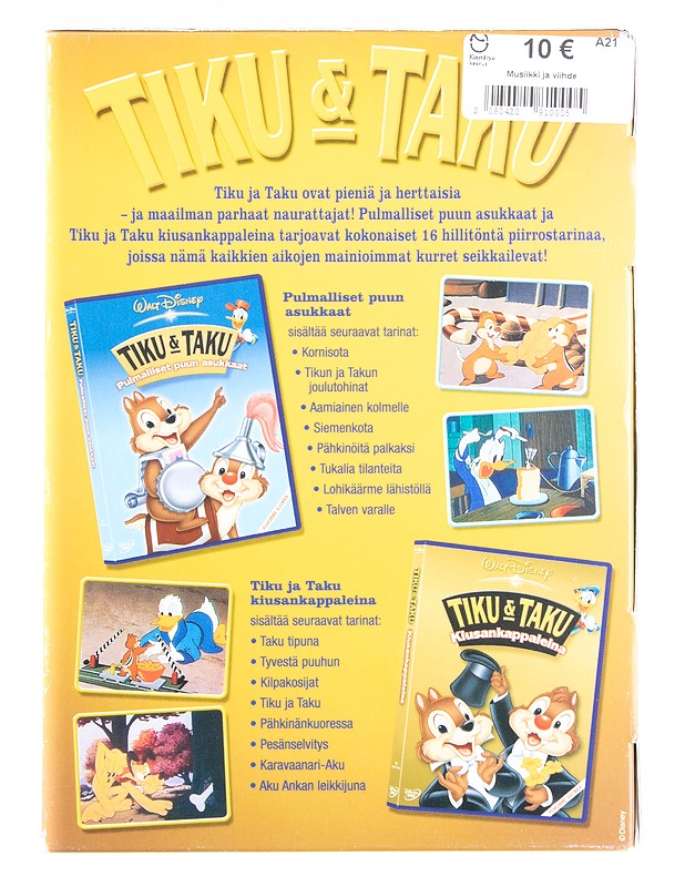 Tikun ja Takun kootut kepposet - DVD - DVD-elokuvat - 10105558701 - 1