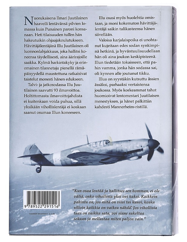 Illu / lentomestari Ilmari Juutilaisen elämä - Jukka Piipponen - Elämäkerrat ja muistelmat - 10105558705 - 1