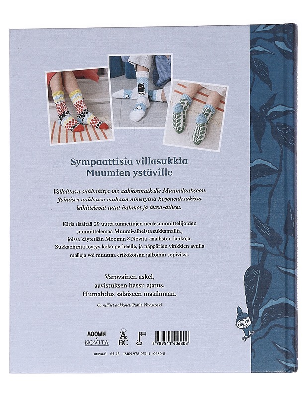 Onnelliset villasukat / aakkosmatka Muumilaaksoon - Nivukoski, Paula - Tietokirjat ja oppaat - 10105558771 - 1