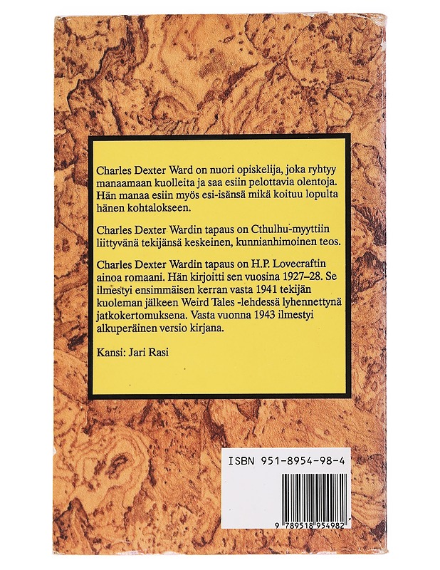 Charles Dexter Wardin tapaus - H. P. Lovecraft - Romaanit ja novellit - 10105558782 - 1