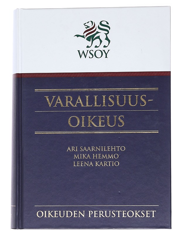 Varallisuusoikeus - Saarnilehto, Ari - Historiakirjat - 10105558799 - 0