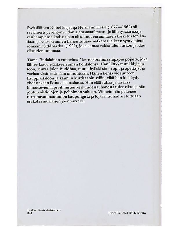 Siddhartha - Hesse, Hermann - Romaanit ja novellit - 10105558824 - 1