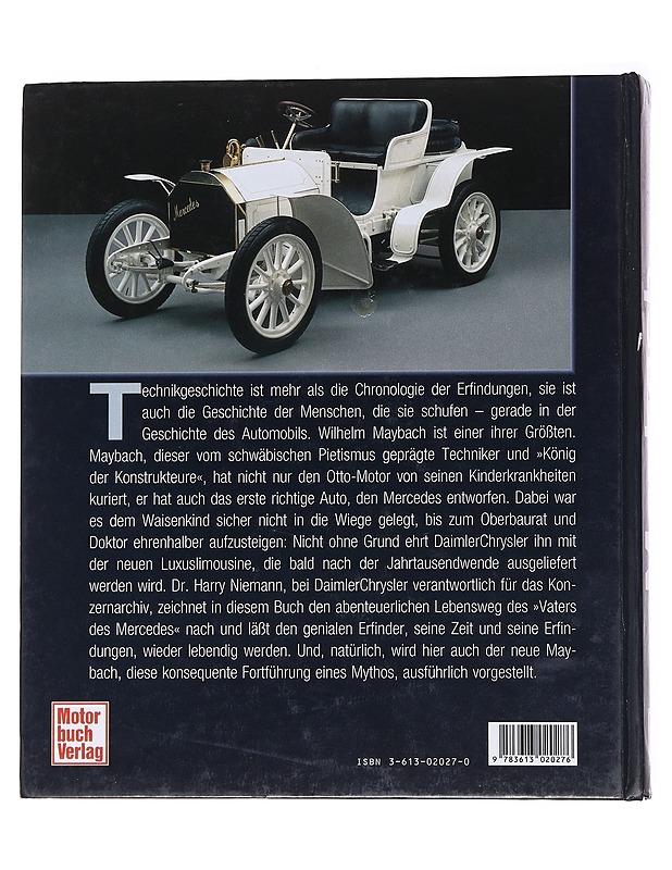 Maybach : The father of Mercedes - Harry Niemann - Historiakirjat - 10105558848 - 1
