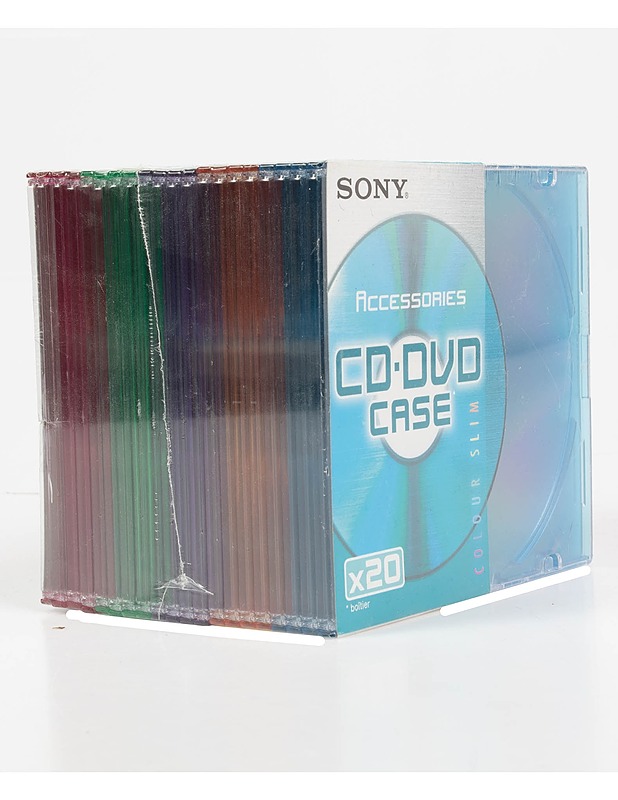 CD/DVD-suojakotelosarja (20 kappaletta) - CD-levyt - 10105558847 - 0