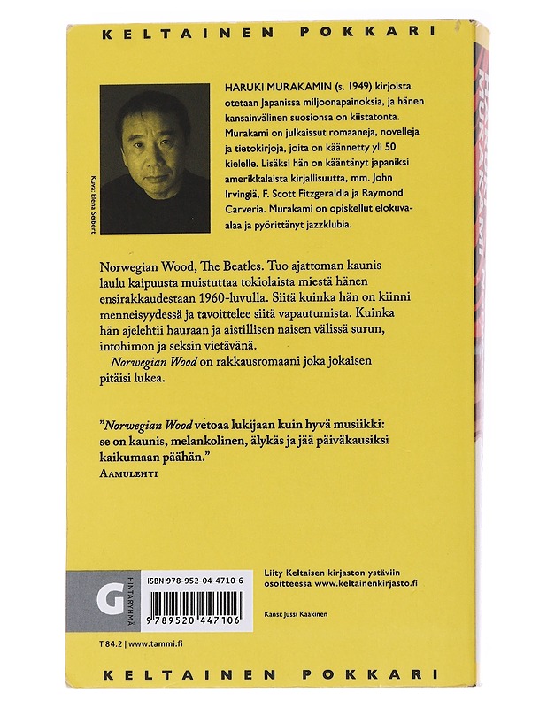 Norwegian wood - Murakami, Haruki - Romaanit ja novellit - 10105558884 - 1