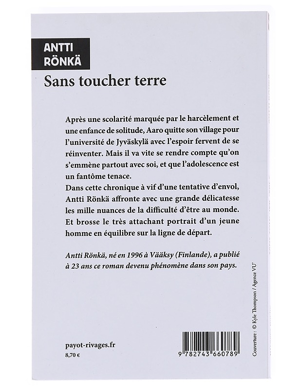 Sans toucher terre - Rönkä, Antti - Romaanit ja novellit - 10105558915 - 1
