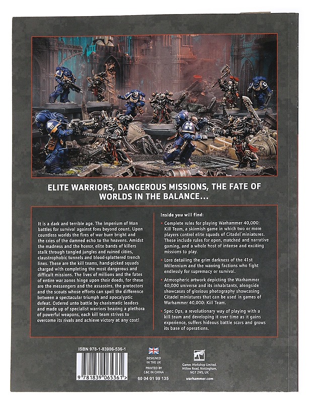 Kill Team: Core Book - Warhammer  - Tietokirjat ja oppaat - 10105558916 - 1