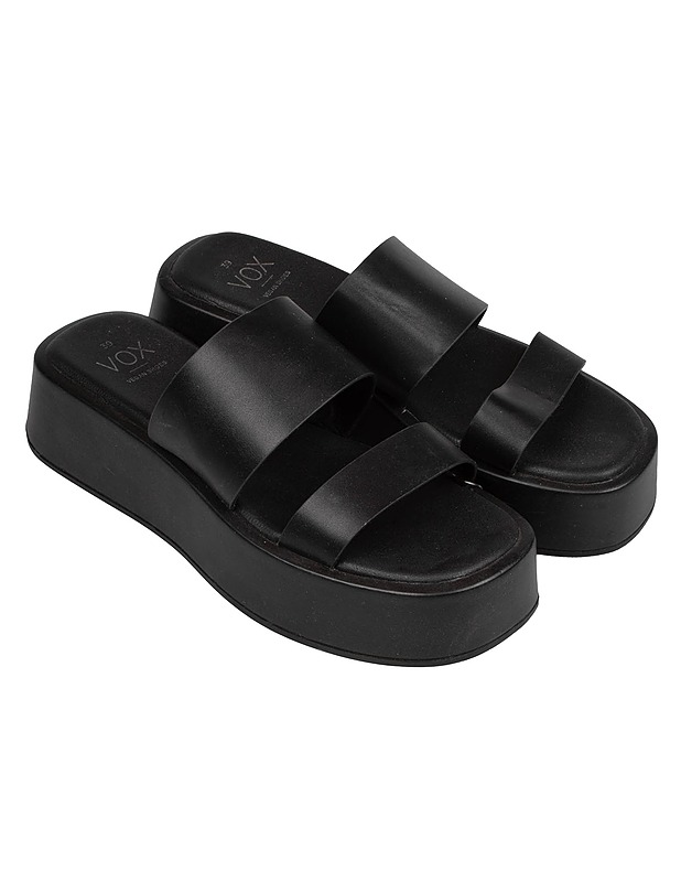 VOX mustat platform-sandaalit, 39 - Korkokengät - 10105558979 - 0