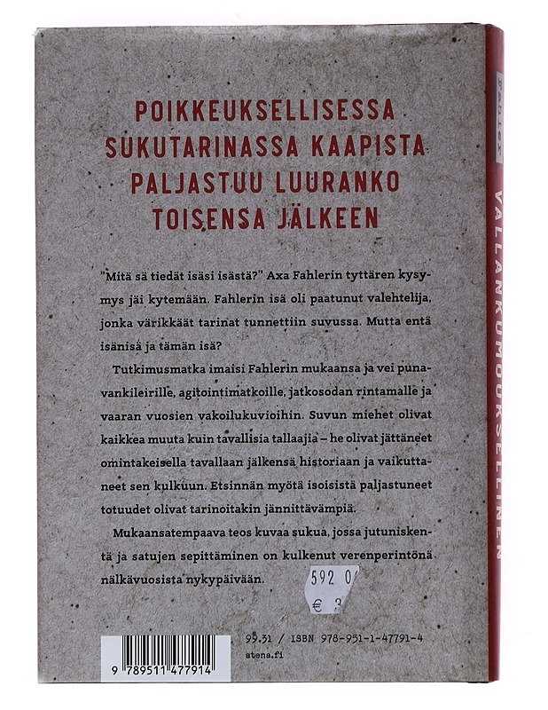 Valehtelija, vakooja, vallankumouksellinen / sukuni salaisuuksien jäljillä - Axa Fahler - Elämäkerrat ja muistelmat - 10105559034 - 1