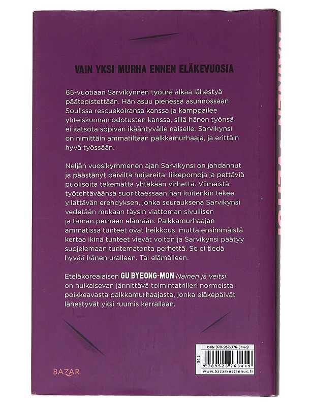 Nainen ja veitsi - Byeong-Mo Gu - Jännitys ja dekkarit - 10105559074 - 1