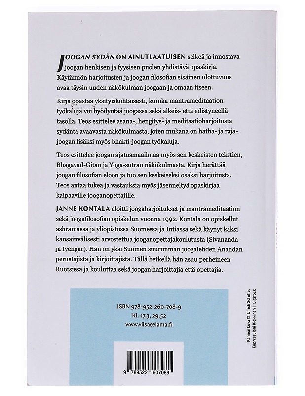 Joogan sydän : kohti sisäistä harjoitusta - Kontala, Janne - Tietokirjat ja oppaat - 10105559101 - 1