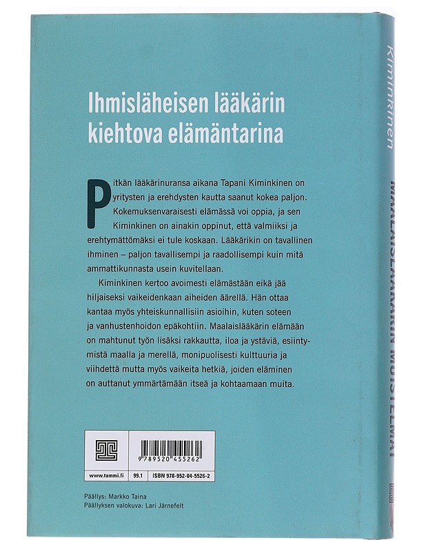 Maalaislääkärin muistelmat - Tapani Kiminkinen - Elämäkerrat ja muistelmat - 10105559173 - 1