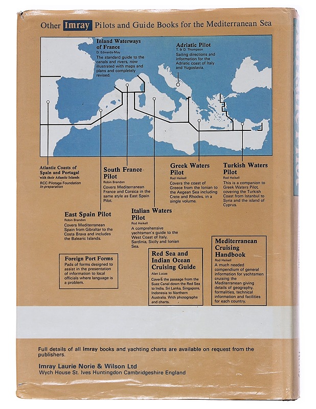 Adriatic pilot : a yachtsman's guide to Albania, Yugoslavia and the Italian coast to Santa Maria di Leuca - Thompson, Trevor - Tietokirjat ja oppaat - 10105559189 - 1